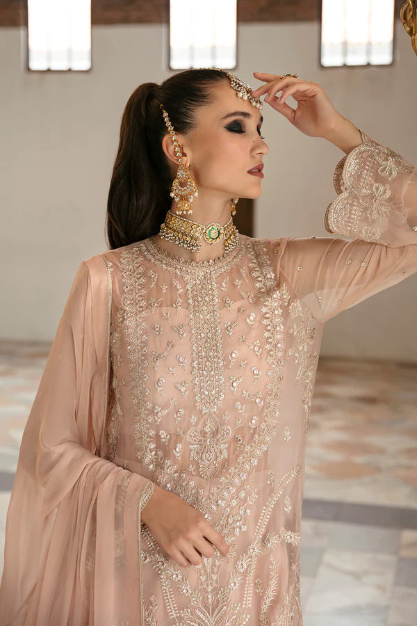 Panache By Ayzel By Afrozeh Unstitched 3 Piece Embroidered Chiffon Suit PCAAF23 AZ-V5-05 Amour - Luxury Collection Brand Mafia by Zonash