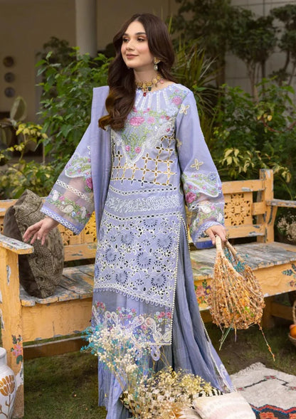 Parishay Unstitched 3 Piece Embroidered Schiffli Suit PR23LL-E2 LLE-02 - Luxury Collection Brand Mafia by Zonash