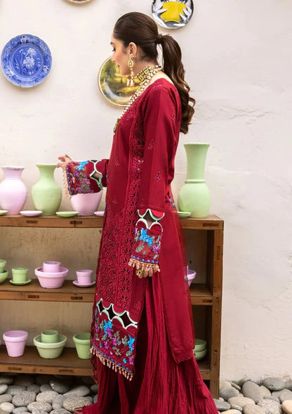 Parishay Unstitched 3 Piece Embroidered Schiffli Suit PR23LL-E2 LLE-05 - Luxury Collection Brand Mafia by Zonash