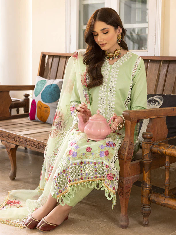 Parishay Unstitched 3 Piece Embroidered Schiffli Suit PR23LL-E2 LLE-06 - Luxury Collection Brand Mafia by Zonash