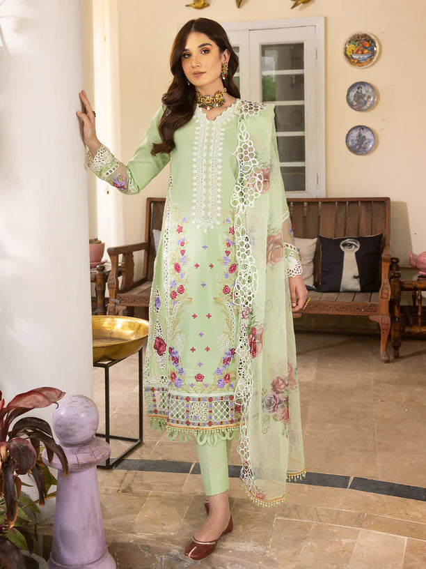 Parishay Unstitched 3 Piece Embroidered Schiffli Suit PR23LL-E2 LLE-06 - Luxury Collection Brand Mafia by Zonash