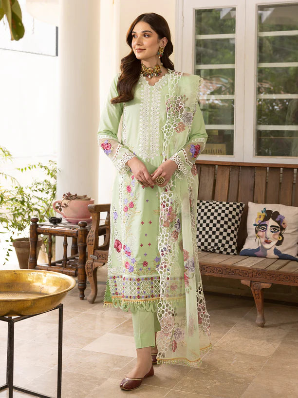 Parishay Unstitched 3 Piece Embroidered Schiffli Suit PR23LL-E2 LLE-06 - Luxury Collection Brand Mafia by Zonash