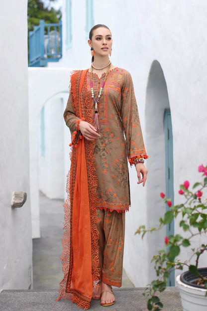 Print Melody by Charizma Unstitched 3 Piece Printed Lawn Suit CRZ24PM PM4-11 - Summer Collection Brand Mafia by Zonash