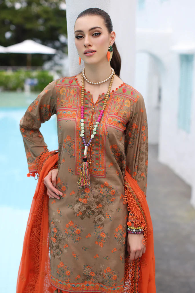 Print Melody by Charizma Unstitched 3 Piece Printed Lawn Suit CRZ24PM PM4-11 - Summer Collection Brand Mafia by Zonash