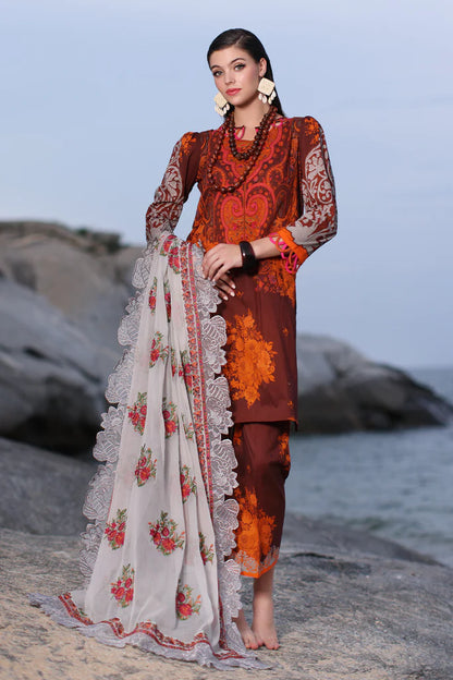 Print Melody by Charizma Unstitched 3 Piece Printed Lawn Suit CRZ24PM PM4-15 - Summer Collection Brand Mafia by Zonash