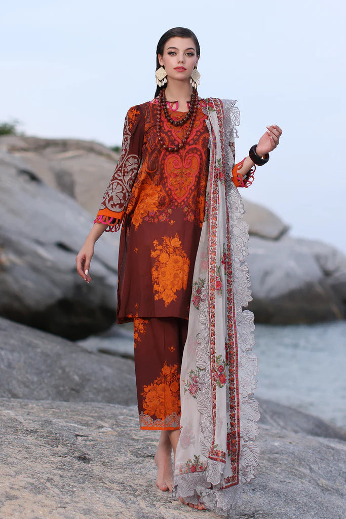 Print Melody by Charizma Unstitched 3 Piece Printed Lawn Suit CRZ24PM PM4-15 - Summer Collection Brand Mafia by Zonash