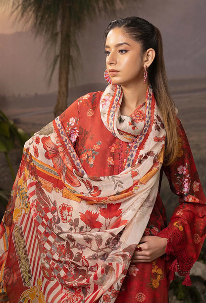 Printskari By Adan's Libas Unstitched 3 Piece Printed Lawn Suit - 5746 - Summer Collection - Brand Mafia by Zonash