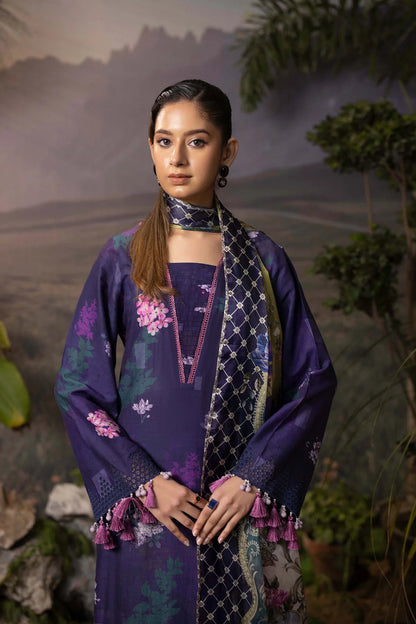 Printskari By Adan's Libas Unstitched 3 Piece Printed Lawn Suit - 5749 - Summer Collection - Brand Mafia by Zonash