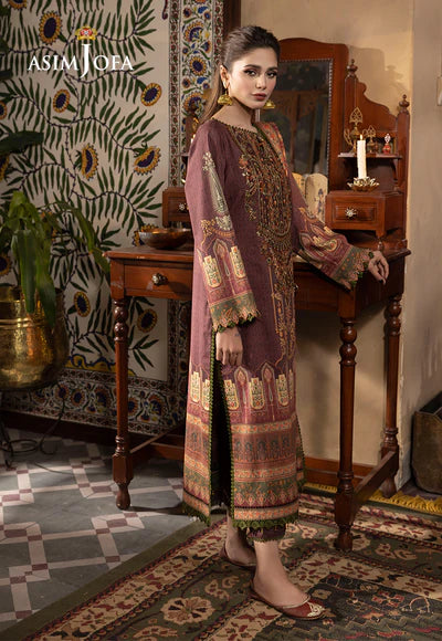 Rania By Asim Jofa Unstitched 3 Piece Embroidered Cambric Suit AJ23RN AJNR-07 - Spring / Summer Collection