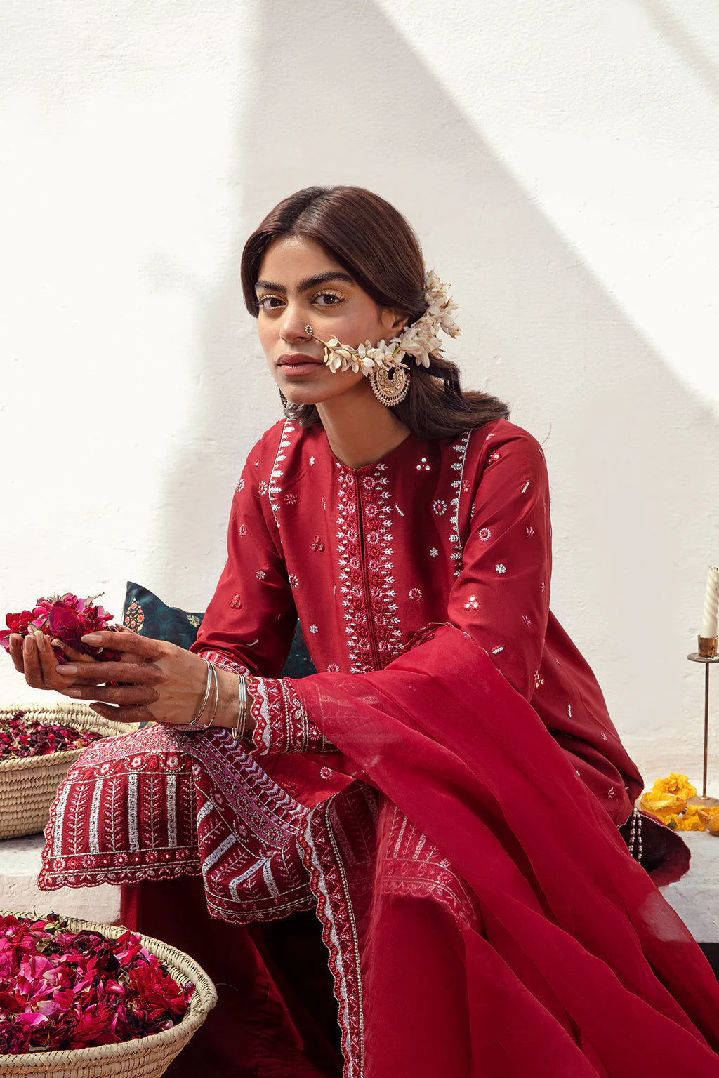 Raqs By Ayzel Unstitched Embroidered 3 Piece Lawn Suits 02 Gulzar - Festive Collection Brand Mafia by Zonash