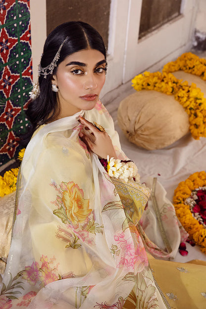 Raqs By Ayzel Unstitched Embroidered 3 Piece Lawn Suits 04 Shafaq - Festive Collection Brand Mafia by Zonash