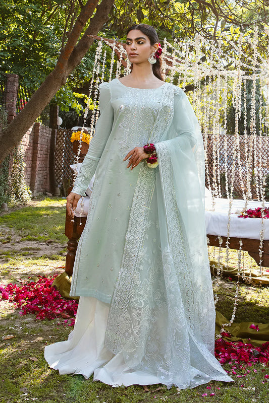 Raqs By Ayzel Unstitched Embroidered 3 Piece Lawn Suits 06 Serai - Festive Collection Brand Mafia by Zonash