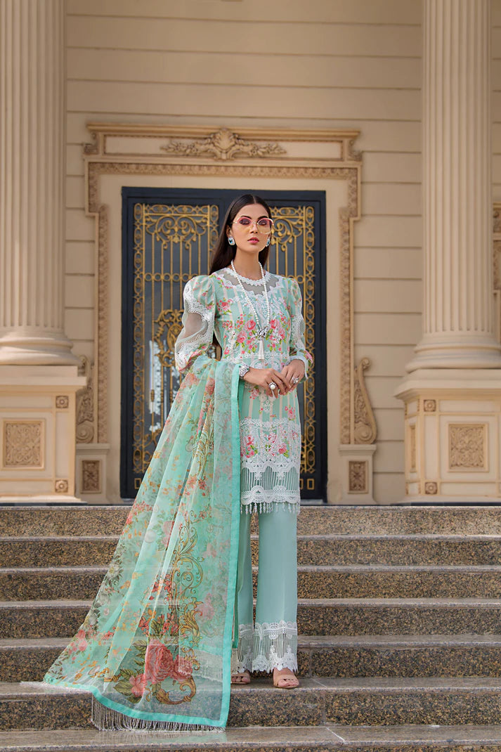 Reign Stitched 3 Piece Embroidered Lawn Suit RN07-KEHLANI - Summer Collection Brand Mafia by Zonash