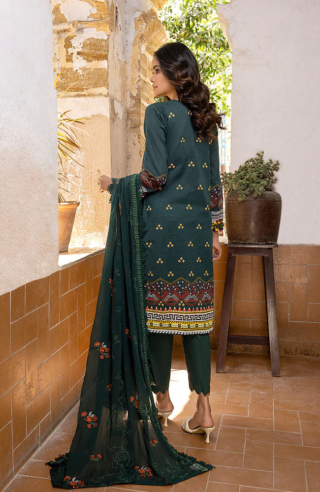 Rung By Al Zohaib Unstitched 3 Piece Embroidered Lawn Suits FE-23-01 - Festive Collection Brand Mafia by Zonash