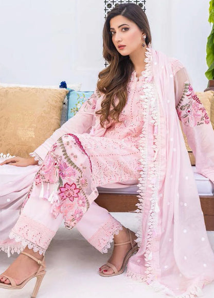 Rungkari By Mahiymaan Unstitched 3 Piece Embroidered Lawn Suit MAH23R A01 - Summer Collection Brand Mafia by Zonash