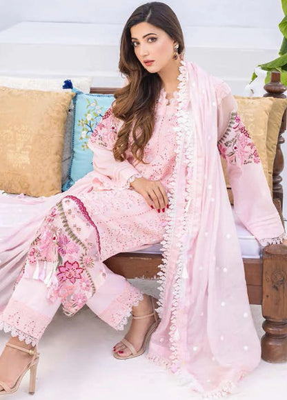 Rungkari By Mahiymaan Unstitched 3 Piece Embroidered Lawn Suit MAH23R A01 - Summer Collection Brand Mafia by Zonash