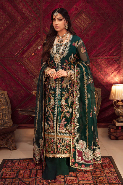 Sajni By Gisele Stitched 3 Piece Embroidered Organza Suit GL22SJ Rukhsar - Luxury Formal Collection Brand Mafia by Zonash