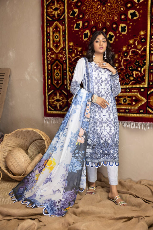 Salina By Regalia Textiles Unstitched 3 Piece Printed Lawn Suit - VOLUME 16 - Summer Collection