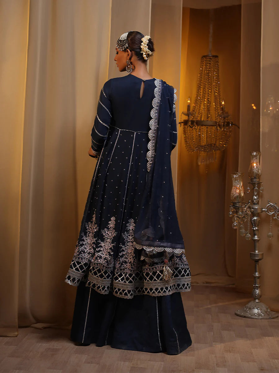 Salitex by Nora Unstitched 3 Piece Embroidered Chiffon Suit - Zingali - Luxury  Collection