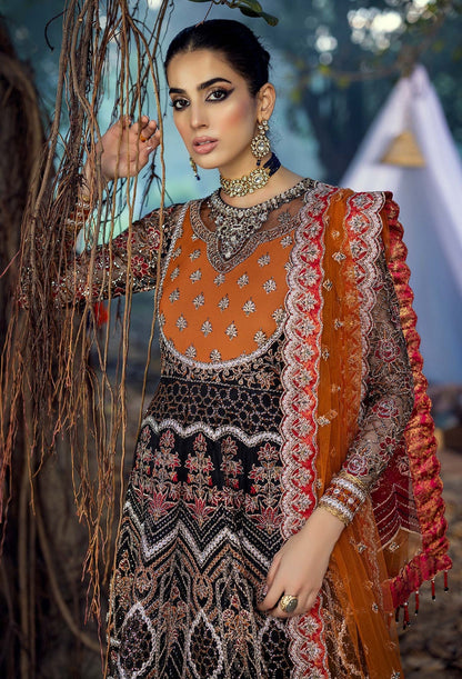 Sang-E-Rah By Adan's Libas Unstitched 3 Piece Embroidered Net Suit - Beyond Beauty - D-10-23 - Luxury Collection Brand Mafia by Zonash