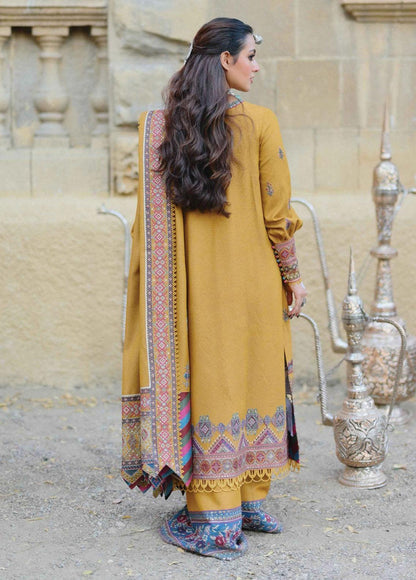 Sayonee by Qalamkar Unstitched 3 Piece Embroidered Suit QLM22SL K-07 Mehreen - Winter Collection Brand Mafia by Zonash