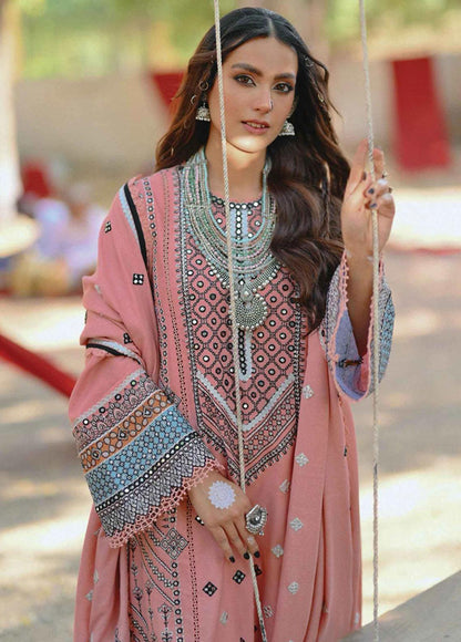 Sayonee by Qalamkar Unstitched 3 Piece Embroidered Suit QLM22SL K-09 Syra - Winter Collection Brand Mafia by Zonash