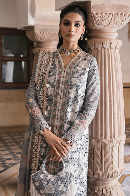 Shahkaar By Jazmin Unstitched 3 Piece Embroidered Lawn Suit JZ24SK D-03 - Festive Collection Brand Mafia by Zonash