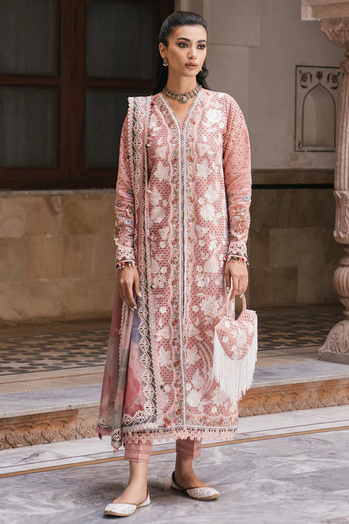 Shahkaar By Jazmin Unstitched 3 Piece Embroidered Lawn Suit JZ24SK D-04 - Festive Collection Brand Mafia by Zonash