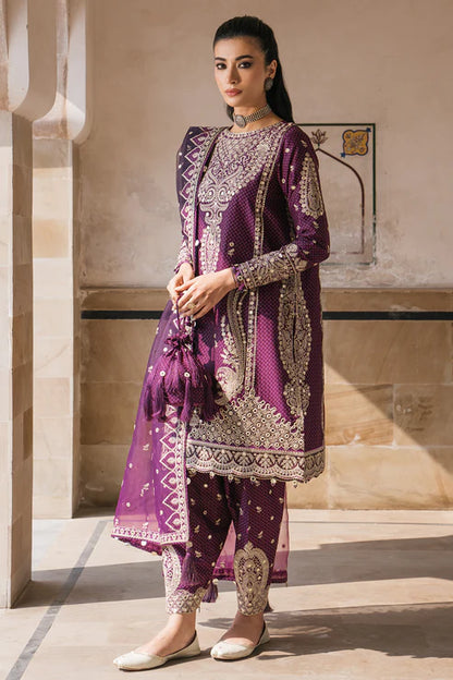 Shahkaar By Jazmin Unstitched 3 Piece Embroidered Lawn Suit JZ24SK D-06 - Festive Collection Brand Mafia by Zonash