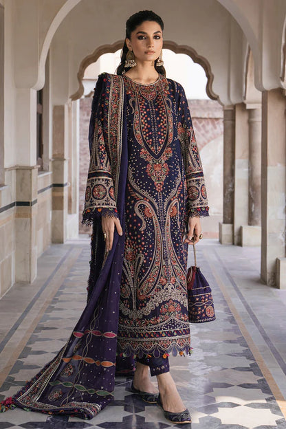 Shahkaar By Jazmin Unstitched 3 Piece Embroidered Lawn Suit JZ24SK D-09 - Festive Collection Brand Mafia by Zonash