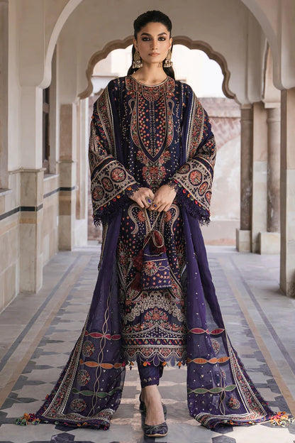 Shahkaar By Jazmin Unstitched 3 Piece Embroidered Lawn Suit JZ24SK D-09 - Festive Collection Brand Mafia by Zonash