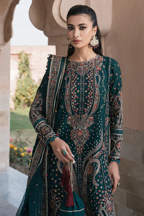 Shahkaar By Jazmin Unstitched 3 Piece Embroidered Lawn Suit JZ24SK D-10 - Festive Collection Brand Mafia by Zonash