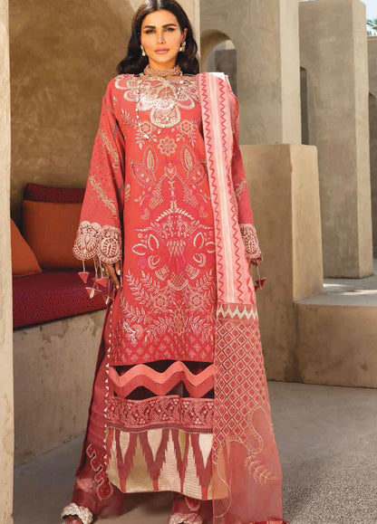 Shiza Hassan Unstitched 3 Piece Embroidered Lawn Suit SH21LL 04-A NOOR - Luxury Collection Brand Mafia by Zonash