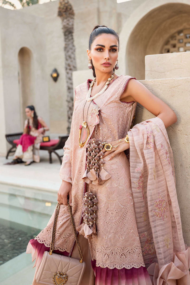 Shiza Hassan Unstitched 3 Piece Embroidered Lawn Suit SH21LL 07-B ARIANA - Luxury Collection Brand Mafia by Zonash