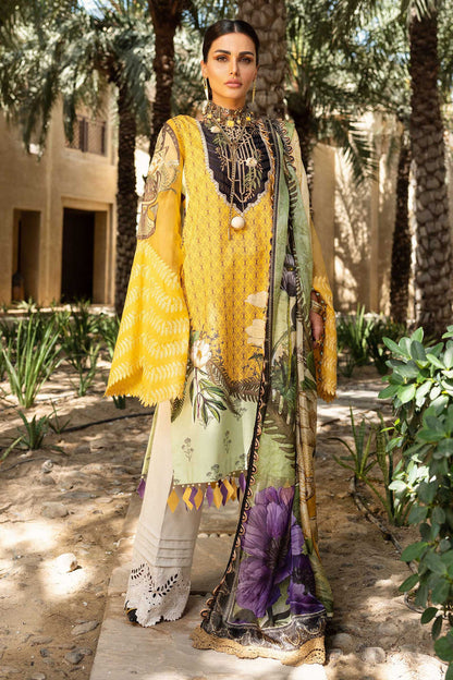 Shiza Hassan Unstitched 3 Piece Embroidered Lawn Suit SH21LL 10-B LIYANA - Luxury Collection Brand Mafia by Zonash