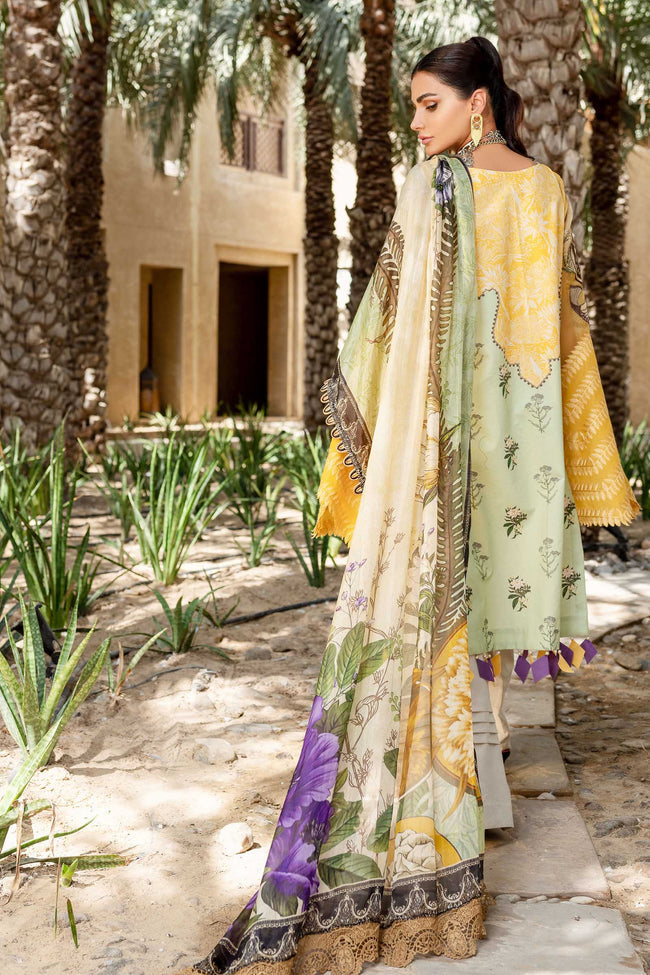 Shiza Hassan Unstitched 3 Piece Embroidered Lawn Suit SH21LL 10-B LIYANA - Luxury Collection Brand Mafia by Zonash