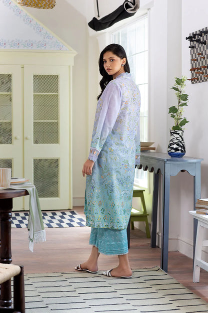 Sobia Nazir Basic Unstitched 2 Piece Embroidered Lawn Suit SN24B 2A - Summer Collection - Brand Mafia by Zonash