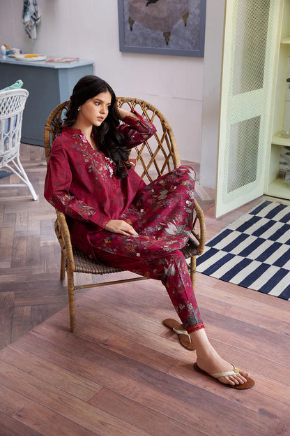 Sobia Nazir Basic Unstitched 2 Piece Embroidered Lawn Suit SN24B 5A - Summer Collection - Brand Mafia by Zonash