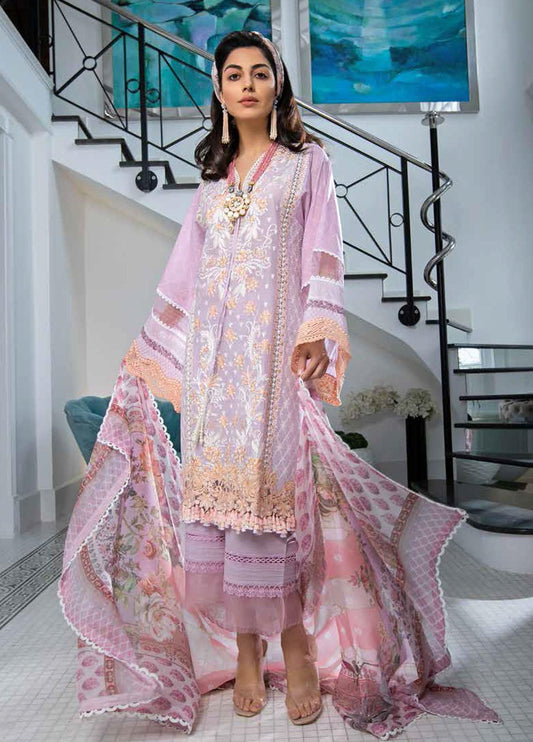 Sobia Nazir Unstitched 3 Piece Embroidered Lawn Suit SN21L 7B - Luxury Collection Brand Mafia by Zonash