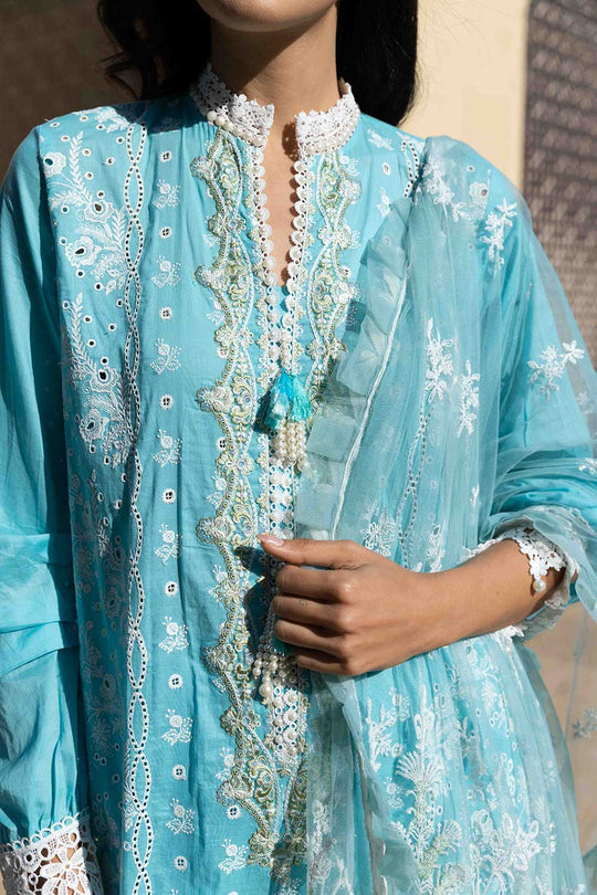 Sobia Nazir Unstitched 3 Piece Embroidered Lawn Suit SN22-12A - Luxury Summer Collection Brand Mafia by Zonash