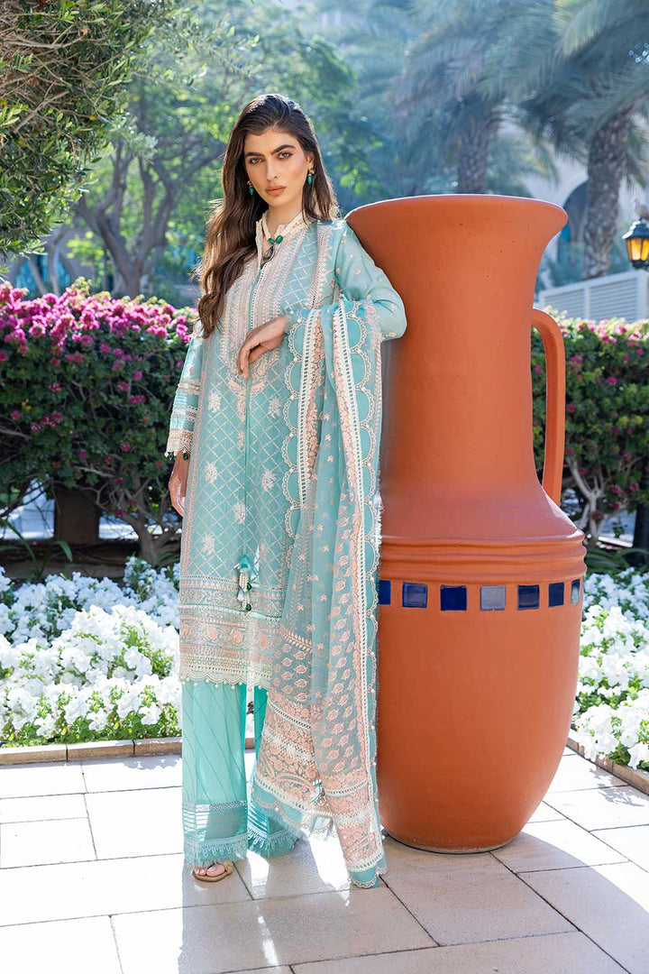 Sobia Nazir Unstitched 3 Piece Embroidered Lawn Suit SN22-1B - Luxury Summer Collection Brand Mafia by Zonash