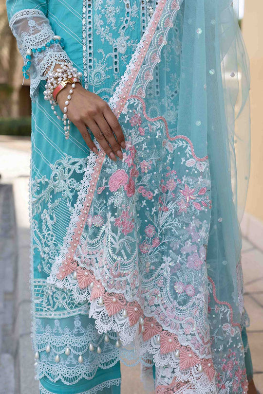 Sobia Nazir Unstitched 3 Piece Embroidered Lawn Suit SN22-7B - Luxury Summer Collection Brand Mafia by Zonash