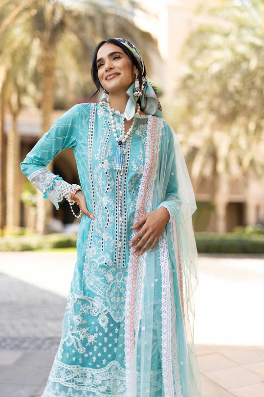 Sobia Nazir Unstitched 3 Piece Embroidered Lawn Suit SN22-7B - Luxury Summer Collection Brand Mafia by Zonash