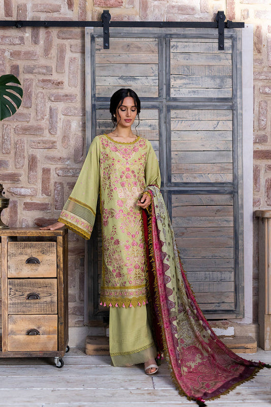 Sobia Nazir Unstitched 3 Piece Embroidered Silk Karandi Suit SN21AW D-02B - Winter Collection Brand Mafia by Zonash