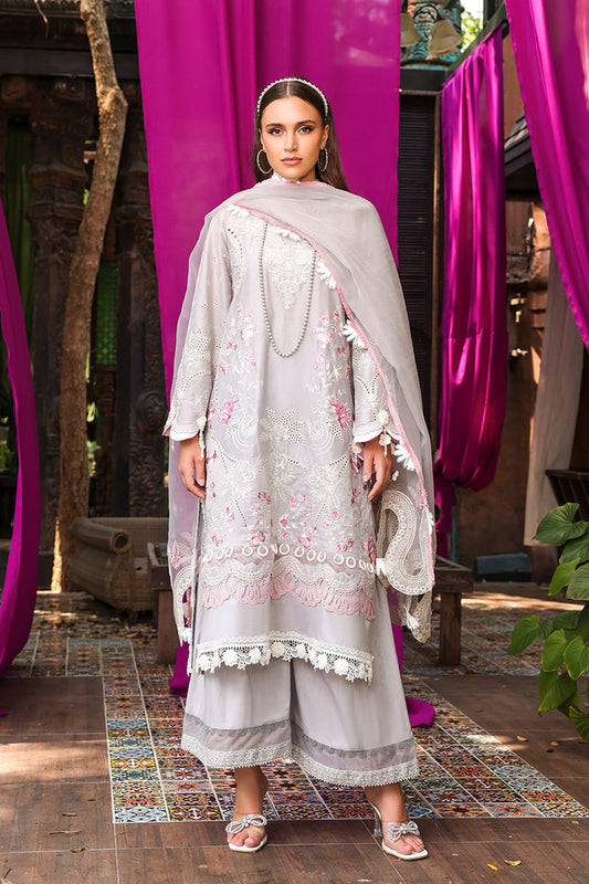 Tabeer Unstitched 3 Piece Embroidered Lawn Suit TBR24L D-09 ZEYA- Summer Collection - Brand Mafia by Zonash