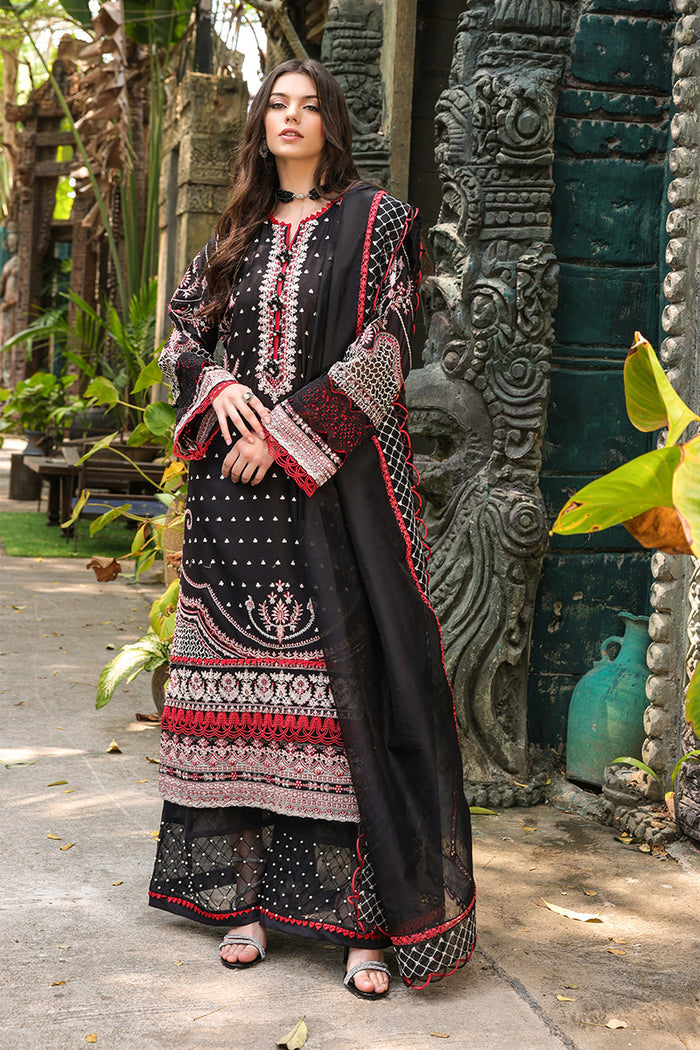 Tabeer Unstitched 3 Piece Embroidered Lawn Suit TBR24L D-10 IRHA- Summer Collection - Brand Mafia by Zonash