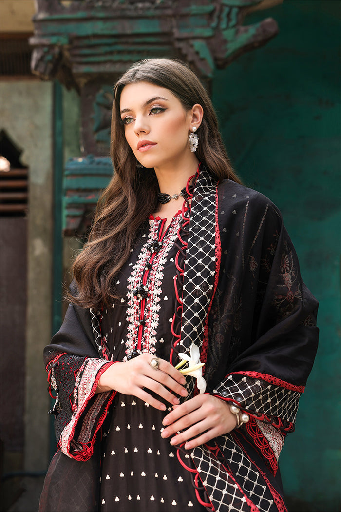 Tabeer Unstitched 3 Piece Embroidered Lawn Suit TBR24L D-10 IRHA- Summer Collection - Brand Mafia by Zonash