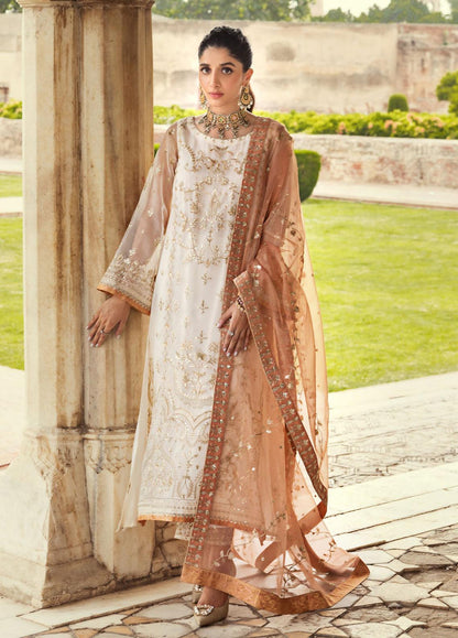 Tahra By Zainab Chottani Unstitched 3 Piece Embroidered Suit TZC23LF D-04 - Mumtaz - Luxury Festive Collection Brand Mafia by Zonash