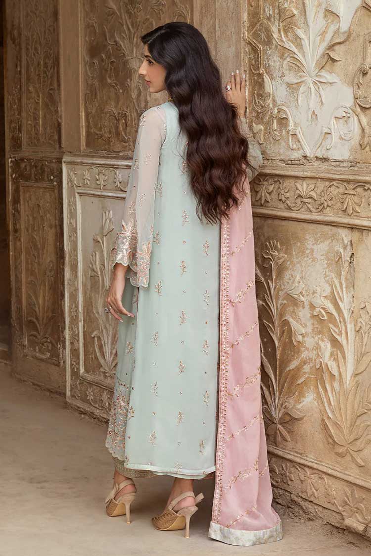 Tahra By Zainab Chottani Unstitched 3 Piece Embroidered Suit TZC23LF D-05 - Dilbar - Luxury Festive Collection Brand Mafia by Zonash