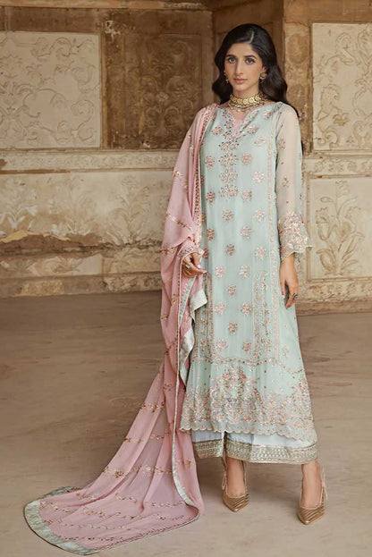 Tahra By Zainab Chottani Unstitched 3 Piece Embroidered Suit TZC23LF D-05 - Dilbar - Luxury Festive Collection Brand Mafia by Zonash